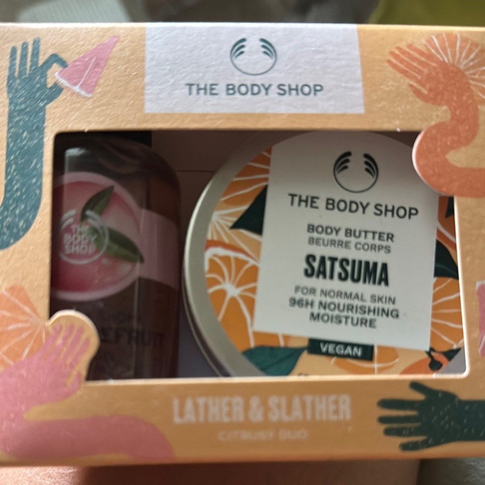 The Body Shop Orange and Pink Moisturizer & Body Oil Collection
